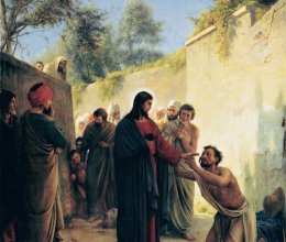 Jézus meggyógyítja a vakot 