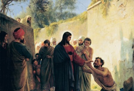 Jézus meggyógyítja a vakot 